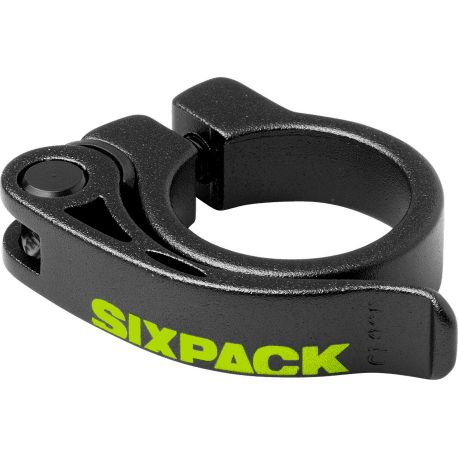 Collier de selle SIXPACK Menace 31.8 Noir/Jaune