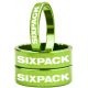 Entretoises de direction SIXPACK Menace 1.1/8 Vert