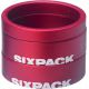 Entretoises de direction SIXPACK Menace 1.1/8 Rouge