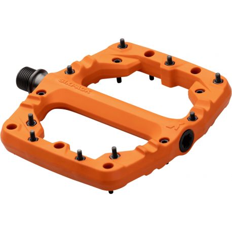 Pédales plates SIXPACK Kamikaze Orange