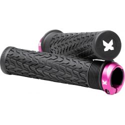 Poignées SIXPACK S-TRIX AL Noir/Rose