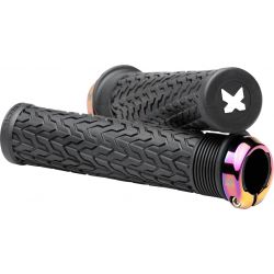 Poignées SIXPACK S-TRIX AL Noir/Oil slick