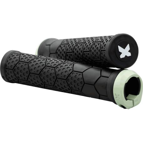 Poignées SIXPACK Z-Trix PA Noir/Vert Fumé