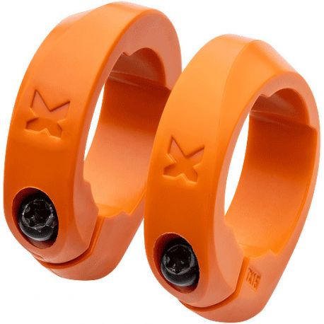 Bagues lock-on SIXPACK PA Orange (la paire)