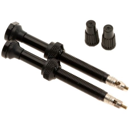 Valve tubeless REYNOLDS 100 mm Aluminium Noir (l'unité)