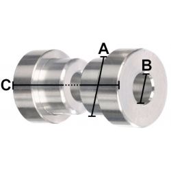 Entretoises d'amortisseur MANITOU 12.7 x 8.0 x 40.5 mm