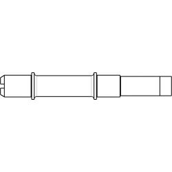 Axe SUN RINGLE SRX Centerlock 148 mm Aluminium