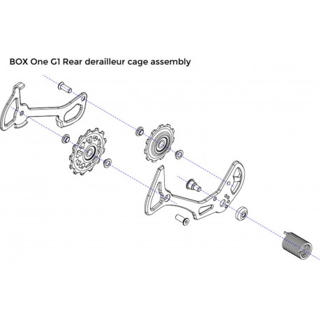 Chape de dérailleur BOX COMPONENTS One G1