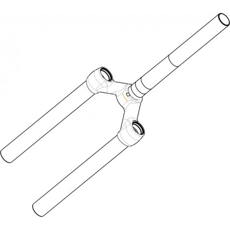 Pivot/Té/Plongeurs MANITOU Circus Expert 100 Blanc/Noir