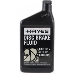 Liquide de frein HAYES DOT 4 (1 Litre - 32 oz)