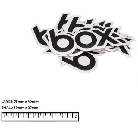 BOX COMPONENTS Sticker Text large