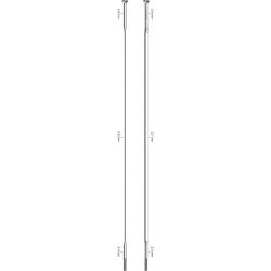 Rayon REYNOLDS Sapim CX-Ray DP 260 mm Noir