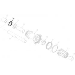 Joint de moyeu REYNOLDS GW Arrière côté opposé roue-libre