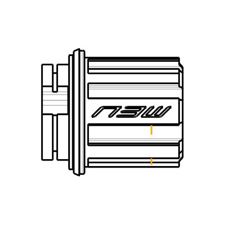 Corps de roue-libre SUN RINGLE SRC/SRX Campagnolo N3W Aluminium 3 cliquets