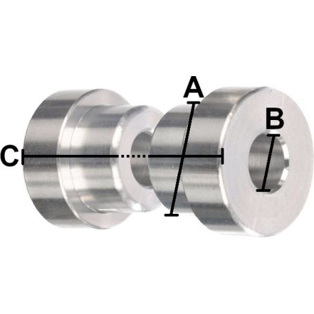 Entretoises d'amortisseur MANITOU 12.7 x 8.0 x 41.5 mm