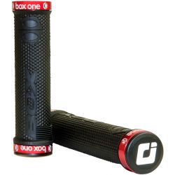 Poignées BOX COMPONENTS One Noir/Rouge