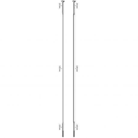 Rayon REYNOLDS Sapim CX-Sprint DP 282 mm Noir