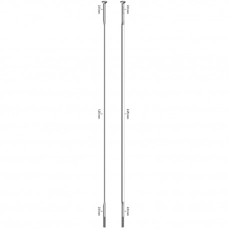 Rayon REYNOLDS Sapim CX-Sprint DP 289 mm Noir