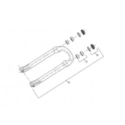 Fourreaux MANITOU Markhor 29 Boost Noir