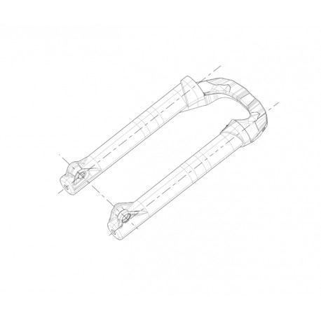 Fourreaux MANITOU Mezzer Comp/Pro 27.5 Noir Mat